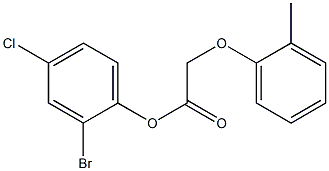 2-bromo-4-chlorophenyl 2-(2-methylphenoxy)acetate