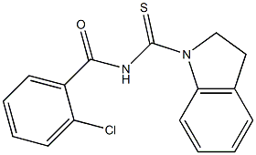 2-chloro-N-(2,3-dihydro-1H-indol-1-ylcarbothioyl)benzamide