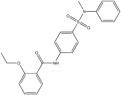 2-ethoxy-N-{4-[(methylanilino)sulfonyl]phenyl}benzamide