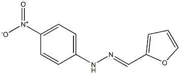 2-furaldehyde N-(4-nitrophenyl)hydrazone Structure