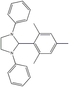 2-mesityl-1,3-diphenylimidazolidine,,结构式