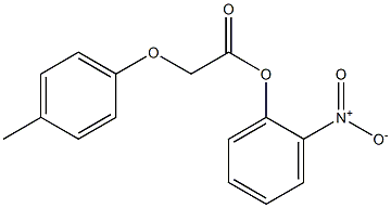 2-nitrophenyl 2-(4-methylphenoxy)acetate Structure