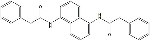 2-phenyl-N-{5-[(2-phenylacetyl)amino]-1-naphthyl}acetamide Structure