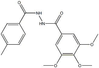 3,4,5-trimethoxy-N'-(4-methylbenzoyl)benzohydrazide