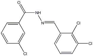 3-chloro-N'-[(E)-(2,3-dichlorophenyl)methylidene]benzohydrazide