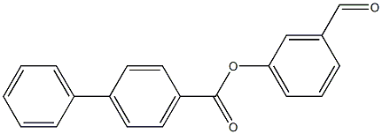 3-formylphenyl [1,1'-biphenyl]-4-carboxylate Struktur