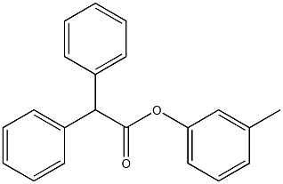 3-methylphenyl 2,2-diphenylacetate 结构式