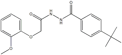4-(tert-butyl)-N'-[2-(2-methoxyphenoxy)acetyl]benzohydrazide