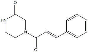  4-[(E)-3-phenyl-2-propenoyl]-2-piperazinone