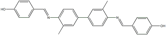  4-{[(4'-{[(E)-(4-hydroxyphenyl)methylidene]amino}-3,3'-dimethyl[1,1'-biphenyl]-4-yl)imino]methyl}phenol