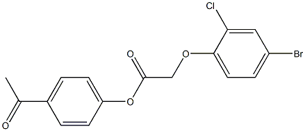  4-acetylphenyl 2-(4-bromo-2-chlorophenoxy)acetate