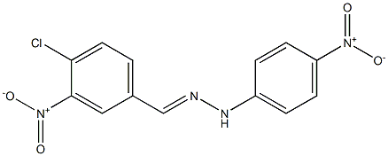  4-chloro-3-nitrobenzaldehyde N-(4-nitrophenyl)hydrazone