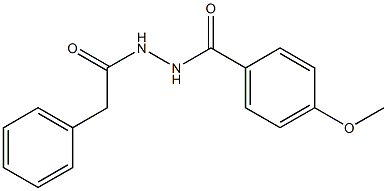 4-methoxy-N'-(2-phenylacetyl)benzohydrazide Structure