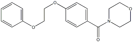 4-morpholinyl[4-(2-phenoxyethoxy)phenyl]methanone