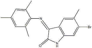  6-bromo-3-(mesitylimino)-5-methyl-1H-indol-2-one