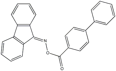 N-[([1,1'-biphenyl]-4-ylcarbonyl)oxy]-N-(9H-fluoren-9-ylidene)amine Structure