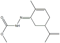  methyl 2-(5-isopropenyl-2-methyl-2-cyclohexen-1-ylidene)-1-hydrazinecarboxylate