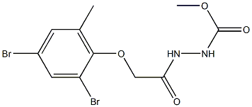 methyl 2-[2-(2,4-dibromo-6-methylphenoxy)acetyl]-1-hydrazinecarboxylate