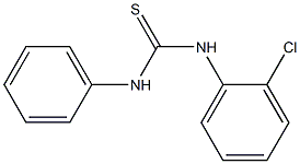 N-(2-chlorophenyl)-N'-phenylthiourea Struktur