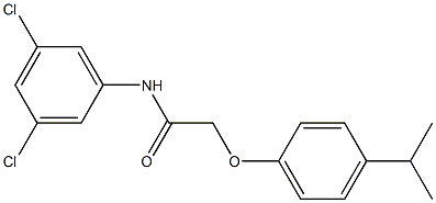 N-(3,5-dichlorophenyl)-2-(4-isopropylphenoxy)acetamide Structure