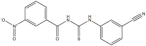 N-(3-cyanophenyl)-N'-(3-nitrobenzoyl)thiourea