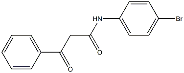 N-(4-bromophenyl)-3-oxo-3-phenylpropanamide Struktur