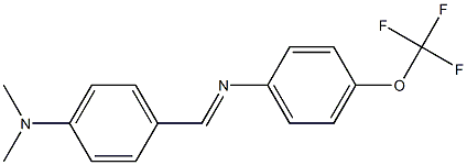 N-{(E)-[4-(dimethylamino)phenyl]methylidene}-N-[4-(trifluoromethoxy)phenyl]amine|