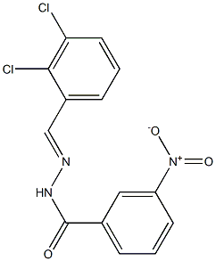 N'-[(E)-(2,3-dichlorophenyl)methylidene]-3-nitrobenzohydrazide Structure