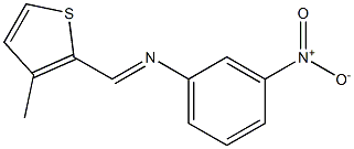 N-[(E)-(3-methyl-2-thienyl)methylidene]-N-(3-nitrophenyl)amine