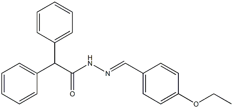 N'-[(E)-(4-ethoxyphenyl)methylidene]-2,2-diphenylacetohydrazide Structure