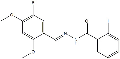  N'-[(E)-(5-bromo-2,4-dimethoxyphenyl)methylidene]-2-iodobenzohydrazide