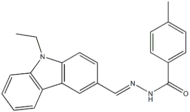 N'-[(E)-(9-ethyl-9H-carbazol-3-yl)methylidene]-4-methylbenzohydrazide