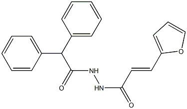 N'-[(E)-3-(2-furyl)-2-propenoyl]-2,2-diphenylacetohydrazide