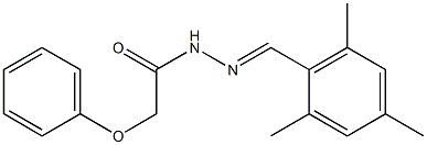 N'-[(E)-mesitylmethylidene]-2-phenoxyacetohydrazide Structure