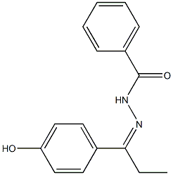 N'-[(Z)-1-(4-hydroxyphenyl)propylidene]benzohydrazide|