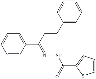 N'-[(Z,2E)-1,3-diphenyl-2-propenylidene]-2-thiophenecarbohydrazide