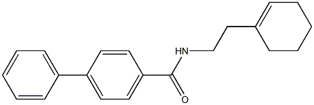 N-[2-(1-cyclohexen-1-yl)ethyl][1,1'-biphenyl]-4-carboxamide Structure