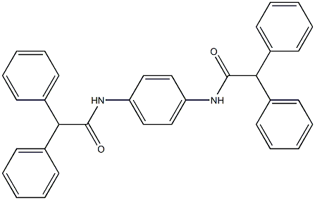 N-{4-[(2,2-diphenylacetyl)amino]phenyl}-2,2-diphenylacetamide Structure