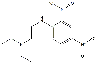 N-[2-(diethylamino)ethyl]-N-(2,4-dinitrophenyl)amine 化学構造式