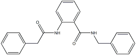 N-benzyl-2-[(2-phenylacetyl)amino]benzamide Structure