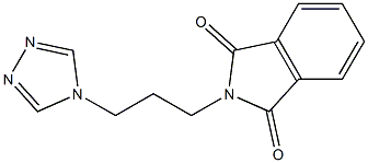 2-[3-(4H-1,2,4-triazol-4-yl)propyl]-1H-isoindole-1,3(2H)-dione Struktur