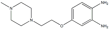 4-(2-(4-methylpiperazin-1-yl)ethoxy)benzene-1,2-diamine 化学構造式