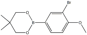 2-(3-Bromo-4-methoxyphenyl)-5,5-dimethyl-1,3,2-dioxaborinane|