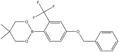  2-[4-Benzyloxy-2-(trifluoromethyl)phenyl]-5,5-dimethyl-1,3,2-dioxaborinane