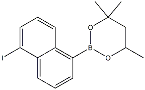 2-(5-Iodonaphthalen-1-yl)-4,4,6-trimethyl-1,3,2-dioxaborinane|