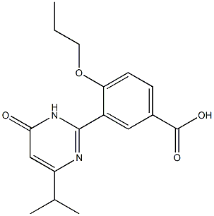 3-(4-isopropyl-6-oxo-1,6-dihydropyrimidin-2-yl)-4-propoxybenzoic acid