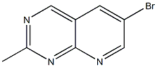 6-bromo-2-methylpyrido[2,3-d]pyrimidine 化学構造式