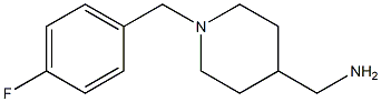 [1-(4-fluorobenzyl)piperidin-4-yl]methylamine Structure