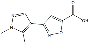 3-(1,5-dimethyl-1H-pyrazol-4-yl)isoxazole-5-carboxylic acid