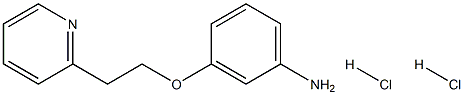 3-(2-pyridin-2-ylethoxy)aniline dihydrochloride Structure